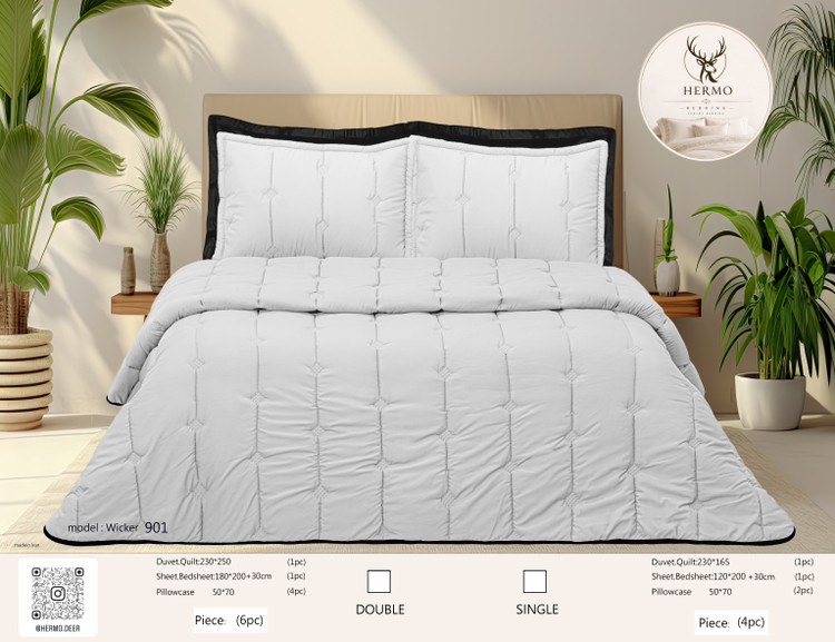 سرویس خواب wicker دو نفره برند هرمو